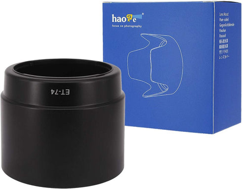 Haoge Bayonet Lens Hood Compatible with Canon EF 70-200mm f/4L USM and Canon EF 70-200mm f/4L IS USM Lens replaces Canon ET-74