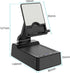 Birthday Gifts for Men, Cell Phone Stand with Wireless Bluetooth Speaker and Anti-Slip Base for Desk (Black)