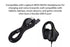 UNCLE LIGHT G633 G633s USB Replacement Charging Cable, Compatible with Logitech G633 G633s Gaming Headsets, USB-Micro Headsets Aux Cord, 6.6 Ft (2 Meters), Black