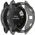 RuenTech Case Cover for Garmin Fenix 6X/6X Pro - TPU Protective Case Frame for Fenix 6X Smart Watch in Black &
