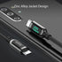 SOOPII 100W 1ft USB C to USB C Cable Fast Charge, Nylon Braided Cable with LED Display for iPhone 15/15 Pro/15 Plus/15