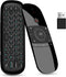 W1 Universal TV Remote Air Mouse, Wireless Keyboard Fly Mouse, 2.4GHz Connection for Nvidia Shield/Android TV/PC