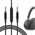 Geekria Audio Cable with Mic for Sony WH-1000XM6/1000XM5, XB910N/XB900N, H910N, MDR-1R Headphones, 3.5mm Replacement