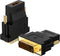 Rankie DVI to HDMI Adapter, 2-Pack Gold-Plated 1080P Male to Female Converter
