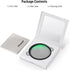 NEEWER 46mm Polarizer Filter, 24 Layer Multi Resistant Nano Coated MC CPL Circular Filter for Camera Lens