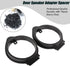 RED WOLF 6.5" Speaker Adapter Spacer Ring with Wiring Harness for GMC Sierra/Chevy Silverado/Buick 1995-2012