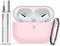 AirPods Pro Case Cover, Soft Silicone Case with Cleaner Kit, Light Pink