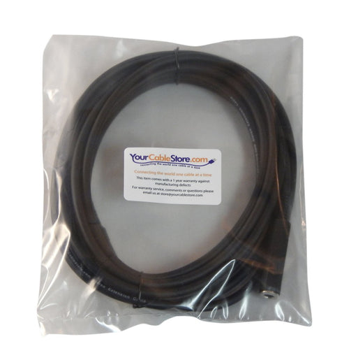 15 Foot 1/4 Inch Stereo Extension Cable - Male/Female