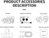 Y10 Motorcycle Helmet Bluetooth Headset, HiFi Stereo Sound, Noise Reduction, 1000mAh Battery, Waterproof, Easy Set Up