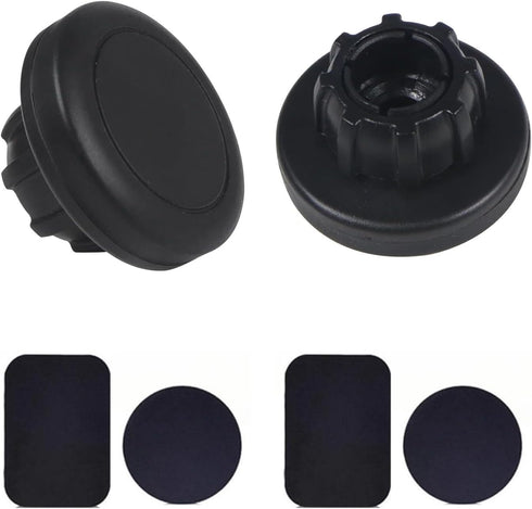 2 Pack Magnetic Phone Holder Mount with 17mm Ball Joint Socket Replacement Base for Car Smartphone Stand Air Vent