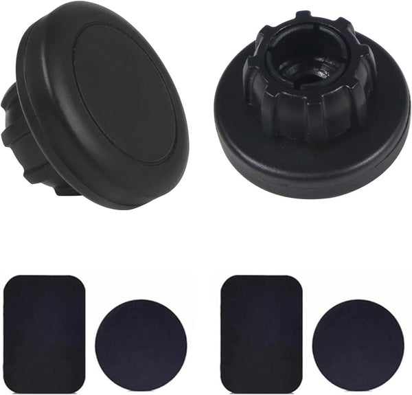 2 Pack Magnetic Phone Holder Mount with 17mm Ball Joint Socket Replacement Base for Car Smartphone Stand Air Vent