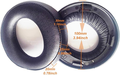 Replacement EarPads for Sony PS3 PS4 Gold Wireless Headphones CECHYA-0083, Stereo 7.1 Virtual Surround Earpads