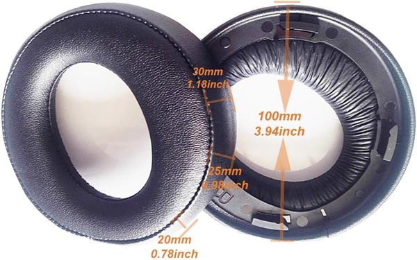 Replacement EarPads for Sony PS3 PS4 Gold Wireless Headphones CECHYA-0083, Stereo 7.1 Virtual Surround Earpads