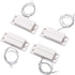 10pcs Max Magnetic Contact Surface Mount Alarm 10W 100V 0.5A for Door Window Security with Lead Wire & 3M Adhesive