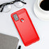 Osophter Flexible TPU Case for Oneplus Nord N10, Shock-Absorption Protective Cover, Red