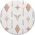 Western Boho Bull Skull Pattern Aztec PopSockets Standard PopGrip