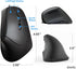 SANWA Wired Ergonomic Mouse, Optical Vertical Computer Mouse, 1000/1600 Adjustable DPI, Compatible with MacBook