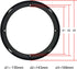 6" Black Speaker Grill Covers, Car Subwoofer Guard Protector, ABS Plastic Frame with Metal Mesh - 2Pcs