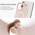 BENTOBEN iPhone 13 Pro Max Case, Pink Translucent Matte, Slim Shockproof, MagSafe Compatible, 6.7" Protective Cover.