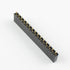 10 pcs 15 Pin 2.54mm Pitch Female Single Row Straight Header Strip, 15 Pin Connector