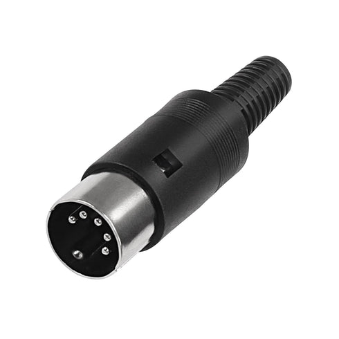 MEIRIYFA DIN 5-Pin Male Plug Connector, 4 Pack MIDI Cable Adapter Socket Solder Terminals for Microphone Amplifiers