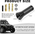 KVAEY 1.37" 4 2 1.37 Inch) Car Short Antenna, Stubby Aluminum Aerial Antenna with Screws & Rubber Gaskets, Shorty