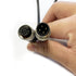 M12 4 Pins Male to Female Connector Cable, A Code Straight Molding Cable for Sensor Electrical PVC Cable 250V 4A