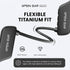 Set Bone Conduction Headphones Head Bluetooth Sport Open Ear Headphones Wireless Bluetooth Cycling Ear Bone Headphones