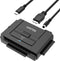 Unitek USB C to IDE and SATA Converter Kit for Universal 2.5/3.5 HDD/SSD, One Touch Backup Function