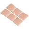 MECCANIXITY 15mm x 15mm x 1mm Copper Pad Shim Heatsink, Thermal Conductive Heat Sink for Electronic Chip Cooling, Pack