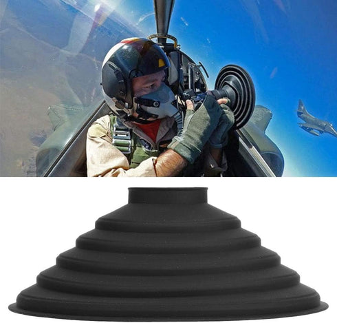 Anti Reflective Lens Hood, Folding Silicone Soft Stretchy DSLR Lens Hood for Reducing Glare in Outdoor Photography