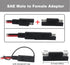 COMeap SAE to DC Adapter: 3.31ft SAE to DC5521 Male Connector Cable with Polarity Reverse Adapter for Jackery Solar