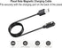 2xPack 4 USB C Magnetic Charger Cables for PLAUD Note AI Voice Recorder Pin Replacement Magnetic Charging Cable Cord