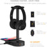 COZOO Headphone Stand with Fast Wireless Charging Pad and 2 USB Charging Ports for Gaming, DJ Accessories