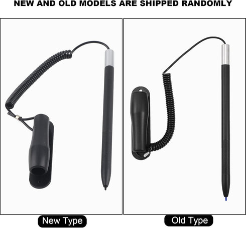 Touch Pen with Spring Rope, Resistive Touch Screen Painting Pen, Hard Tip Pen for Car Navigation, POS, Order Machine