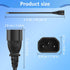 CERRXIAN 3.9FT 320 C14 3 16AWG C14 IEC Male Pin with Open Wiring Stripped, Heavy Duty Replacement to Bare Wire Power