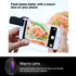 Mcoplus 2 in 1 Clip-on Lens Kit, 37mm 0.45X Super Wide Angle & Macro Lens for iPhone and Android
