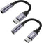 2Park USB Type C to 3.5mm Headphone Jack Adapter, USB C to Audio AUX Cable Dongle for iPhone 15 Series, Pixel, Samsung