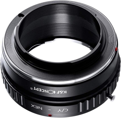 K&F Concept Lens Mount Adapter for Contax/Yashica (C/Y) Lens to Sony Alpha NEX E-Mount Camera