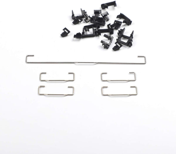 Costar Style Plate-mounted Costar Stabilizers Balancing Pole Raised Wire 6.25u 2u for MX Mechanical Keyboard Filco (Kit 1 for 60 87 keyboard)