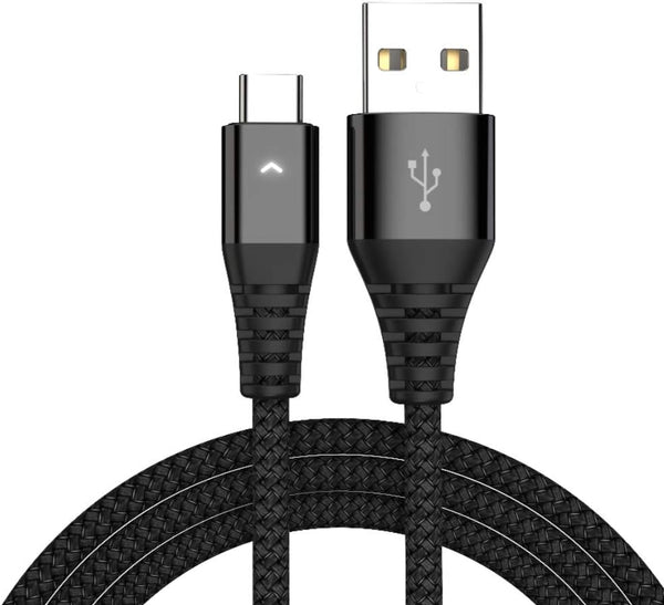 IFLASH Nylon Braided USB Type C Cable, USB A 2.0 to USB