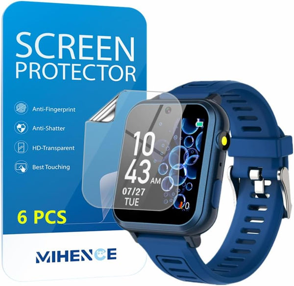 Screen Protector for S16 Smart Watch, HD PET Protective Film Compatible for Phyulls S16 / Wiszodet S16 (6PCS)