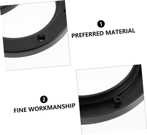GLEAVI 2 Pairs Plastic Horn Gasket Speaker Spacers, Auto Speaker Adapter Ring Washers for Vehicles