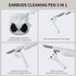 Compatible with Apple Airpods 2nd/1st Generation Case Cover, 3D Luminous Airpod Case with Cleaner Kit and Keychain