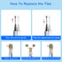 Stylus Pen for Touchscreen, 3pcs 2in1 High Precision Sensitivity Stylus, Compatible with iPhone, iPad, Android,