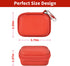 Carrying Case for iWALK Portable Charger, Fits Various Small Charging Battery Packs, Red Bag Only