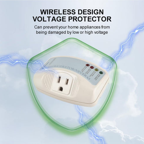 CNAODUN Refrigerator Surge Protector, Single Outlet Power Surge Protector for PC/TV/Refrigerator 120V 15A (1 Pack)