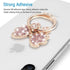 Finger Ring Stand Grip, 2 Pack Luxury Glitter Diamond Universal Metal Kickstand for iPhone 16/15/14/13 Pro Max, Galaxy