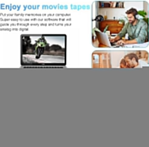 VIXLW Hi8 VHS to Digital Converter,Video Capture Card Device,VHS VCR Mini DV to Mac Digital Converter,RCA to USB Video