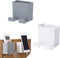2 Pack Wall Mount Phone Holders - Adhesive Cell Phone Charging Brackets, Organizer Storage Box for Home Office.